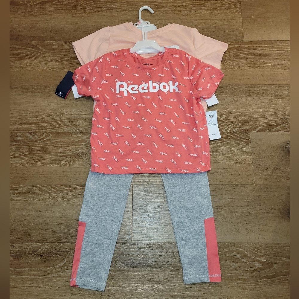 Reebok Girls Active Leggings 3 Piece Set Size 10 New